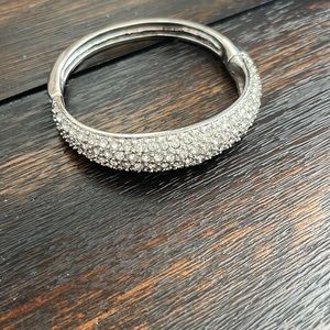 Rhinestone bangle bracelet